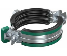 Walraven KSB2 vamzdžių spaustukas 125-130 mm - galvanizuotas 2 varžtų vamzdžių spaustukas M8/10 su EPDM ir greito fiksavimo sistema