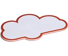 Walther MAUL Moderationskarten Wolke, 14 x 23 cm, 20 St./Pack baltas