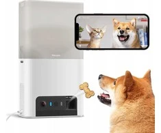 Petcube-Bites 2 Lite interaktyvi belaidžio interneto kamera su telefono programėle ir skanėstų dozatoriumi (854592007387)