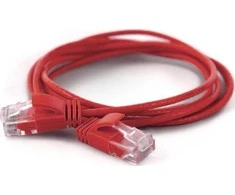 Wantec Wantec 25.00m Cat. 6A Patch kabelis UTP RJ45 Vyras - Raudona - Baterijos kabeliai - 25m - 6A Cat6A - U / UTP (UTP) - RJ-45 - RJ-45 - RRRRRRRRRR7280