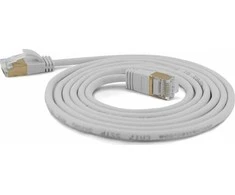 Wantec Wantec Extra plonas Cat.7 RohCable SSTP Komutacinis kabelis - 1,5 m - Cat.7 RohCable - S/FTP (S- STP) - RJ- 45 - RJ- 45 - pilka (7188)