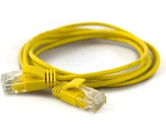 Wantec Patchcord Cat.6a, U/UTP, 0.1m, geltona (7281)
