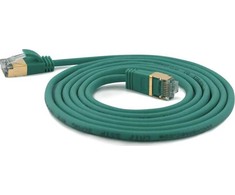 Wantec Wantec Extra dünnesCat.7 RohCable SSTP Komutacinis kabelis - 0,5 m - Cat.7 RohCable - S/FTP (S- STP) - RJ- 45 - RJ- 45 - žalias (7214)