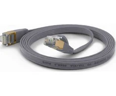 Wantec Wantec žymi CAT6A FTP Lankstinukas - 0.5 m - 6A kat. - F / UTP (FTP) - RJ- 45 - RJ- 45 - Gray (7074)