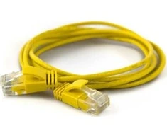 Wantec wW pataisomasis kabelis CAT6A (apie 2,8 mm) UTP geltonas 1,0 m (7285)