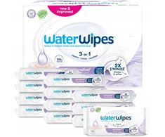 WATER WIPES Sensitive+ raminančios drėgnos servetėlės su levandomis, 12 x 60 vnt.