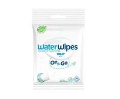 WATER WIPES Gaivinančios drėgnos servetėlės Bio OnTheGo 10 vnt.