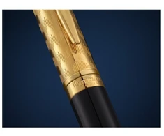 Waterman Waterman 2225136 tušinukas Spaudžiamas rašiklis Juodas 1 vnt.