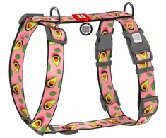 Waudog Wau Dog Guard Nylon L 25mm/61-85cm Avokado rožinės spalvos (345-4051)