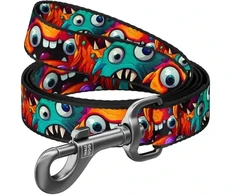 Wau Dog WAU DOG Nailoninis pavadėlis M 20mm/300cm Dantyti monstrai (761-4048)