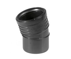 Wavin alkūnė 15 ° SiTech + 110 mm juoda (3067713)