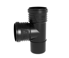 Wavin Tee 87,5 ° SiTech + 50 mm juoda (3067774)