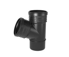 Wavin Tee 67,5 ° SiTech + 110 mm juoda (3067771)