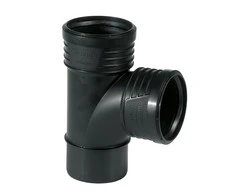 Wavin Tee 87,5 ° SiTech + 110 mm juoda (3067835)