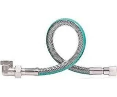 PVC dujų žarna su alkūne ir varžtu 1/2" L125