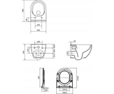 WC dangtis Cersanit City (CSSD1003467411)