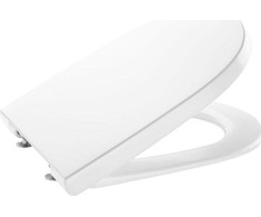 Roca Tualeto sėdynė su dangčiu „The Gap Round Compact SC“, balta