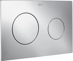 WC klavišas A890189001 / ROCA / PL10 / PRZYCISK PODWÓJNY CHROM /