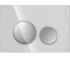 WC klavišas Cersanit PRZYCISK LUNA RING CHROM BŁYSK DETAL CHROM MATOWY