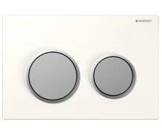 Geberit taustiņš Omega20, 212x142 mm, hroms/matēts hroms/hroms