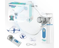 „Webber INHALIATORIUS NEBULIZATORIUS Vaikams ir SUAUGUSIESIEMS – NEŠIOJAMAS su akumuliatoriumi, tylus“
