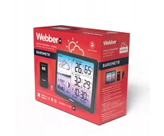 Webber Meteorologinė stotelė WS305C Belaidis jutiklis Barometras DCF Orai