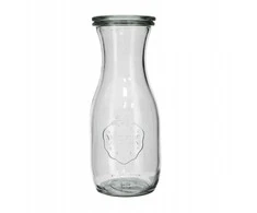 Saftflasche bottle, 530 mL set, Weck, 6 pcs