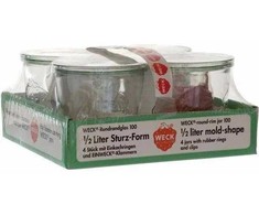 Weck WECK Mold Jar 0,5l Set of 4