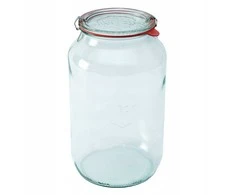 Weck Cylinder jar, 3 l, set, 4 pcs