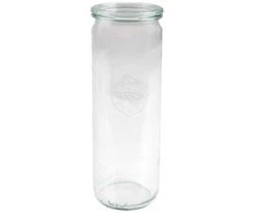 Weck Cylinder jar, 600 ml, with lid, Zylinder, 6 pcs