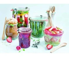 Weck Stiklainis, 850 ml, rinkinys, formelės, 6 vnt.