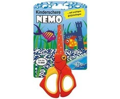 Wedo 73 6001 mokyklinės ir raštinės žirklės universalios tiesaus kirpimo Raudon, Geltonas