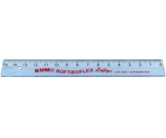 Wedo WEDO Lineal 15 cm dla leworęcznych KUM Lefty L1 Softie Flex