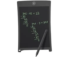 WEDO LCD rašymo lenta su rašikliu, 8,5 colių LCD ekranas su baterija
