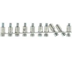 Weidmuller 0368600000 Skersinis tiltelis, 10 takelių, 6,1 mm žingsnis Q 10 AKZ4 0368600000