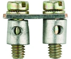 Weidmuller 10-tarpvėžės skersinis tiltas, 6 mm pilkas lenktynininkas Q 10 SAK2.5 (0368700000)