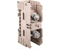 Weidmuller 1029500000 2 laidų šynų gnybtas 120 mm² smėlio spalvos Ex WFF 120/AH 1029500000