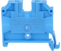 Weidmüller 0380480000, Mėlynas, 2,5 mm², 44,5 mm, 6,8 g, 100 vnt.