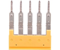 Weidmuller 1608890000 Skersinis tiltelis 5 padėčių, žingsnis 5,1 mm Gelton ZQV 2.5/5 1608890000