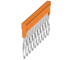 Weidmuller ZQV 2.5N/10 skersinis sujungimas – W serija – 10 polių – oranžinė