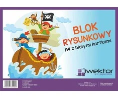 Wektor Brėžimo blokas A4 / 20K balta (10vnt)