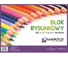 Wektor Spalvotas piešimo blokas A3 / 16K (10vnt.)