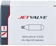 Weldtite WLDTITE JETVALVE CO2 dujų kasetė 25g 20 vienetų (NAUJA)