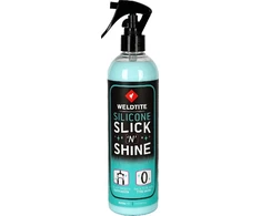 Weldtite WELDTITE SILICONE SLICK 'N' SHINE 400 ml, Padangoms, pakabos kojoms ir pakabos sėdynės stulpams (NAUJIENA 2025 m.)