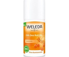 Weleda Sea Buckthorn 24h Roll-On Dezodorantas moterims, 50 ml