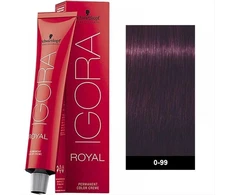 Wella Professionals Schwarzkopf Professional, Igora Royal, Permanent Hair Dye, 0-99 , 60 ml For Women