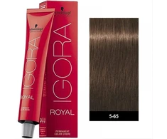 Wella Professionals Schwarzkopf Professional, Igora Royal, Permanent Hair Dye, 5-65 šviesiai rudas Chocolate Gold, 60 ml For Women