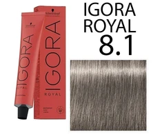 Wella Professionals Schwarzkopf Professional, Igora Royal, Permanent Hair Dye, 8-1 , 60 ml For Women