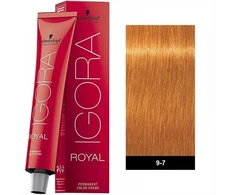 Wella Professionals Schwarzkopf Professional, Igora Royal, Permanent Hair Dye, 9-7 Very Light Copper Skirtas šviesiems plaukams, 60 ml For Women