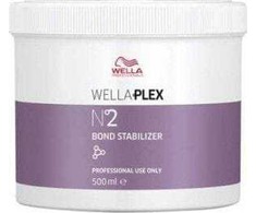„Wella Professionals Wellaplex Bond Stabilizer No. 2“ plaukų stiprinimo priemonė po dažymo, 500 ml
